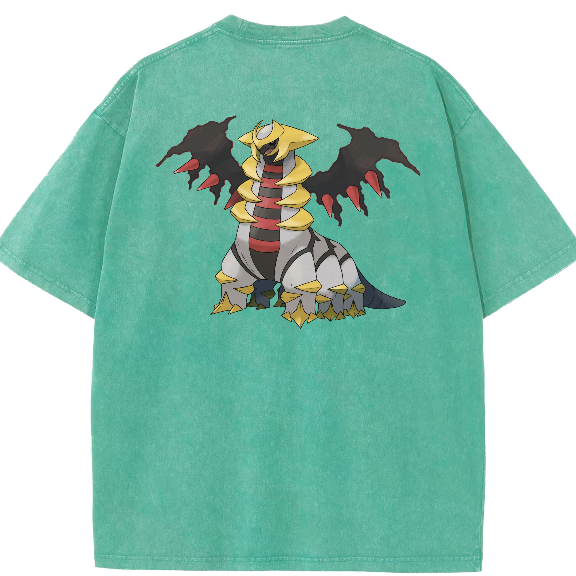 （画像用） ポケットモンスター Pokémon 綿100% ヴィンテージ風 半袖Tシャツ（背面プリント）